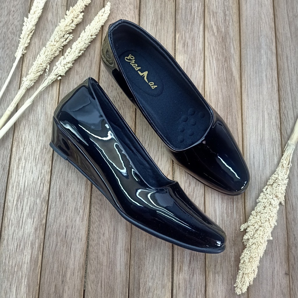 ERASMAS WG3 3 cm Sepatu Kerja Wanita Sepatu Formal Wanita Sepatu Kantor Wanita Sepatu Wedges Wanita