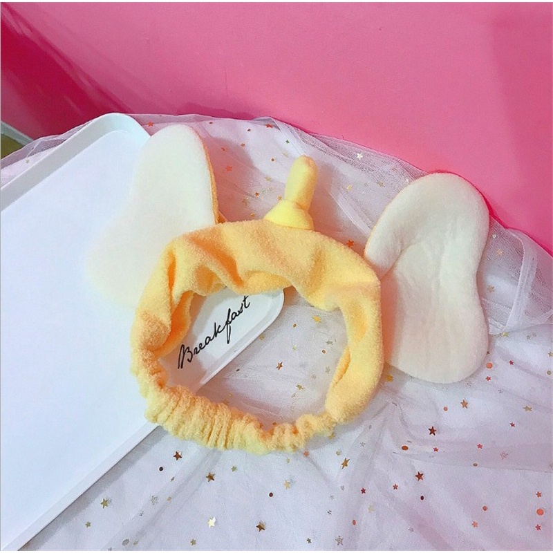 AC013 Bandana Bando Headband Makeup atau Cuci Muka Motif Imut dan Lucu Model Korea Elephant