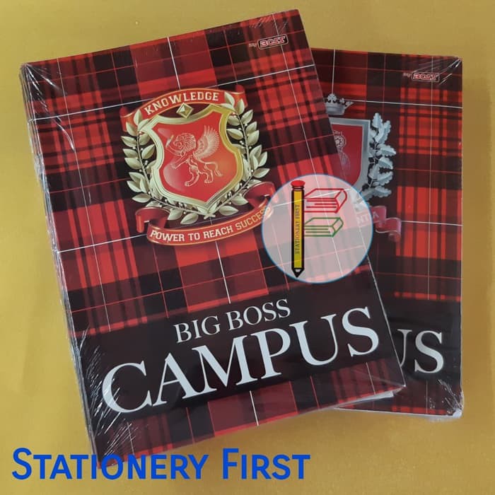 

Buku Tulis Big Boss Campus Maxi 36 Lembar per Pack isi 10 Buku