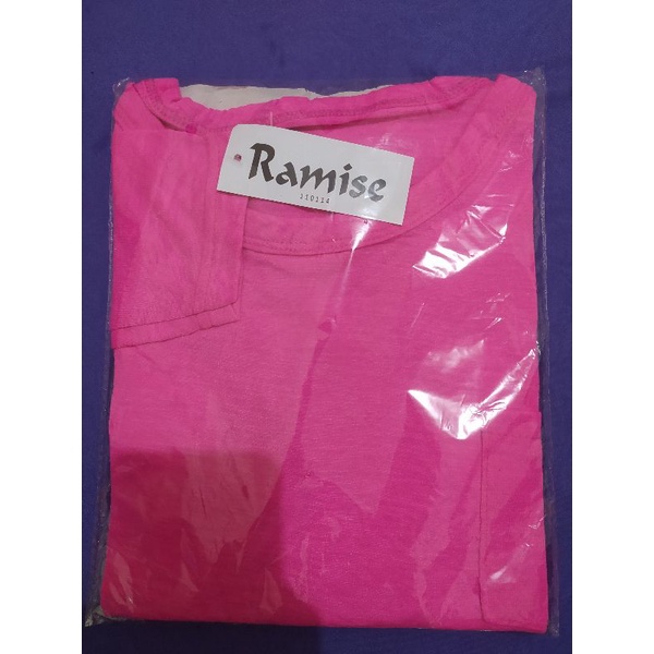 KAOS OBLONG OVAL RAMISE BAHAN LINEN