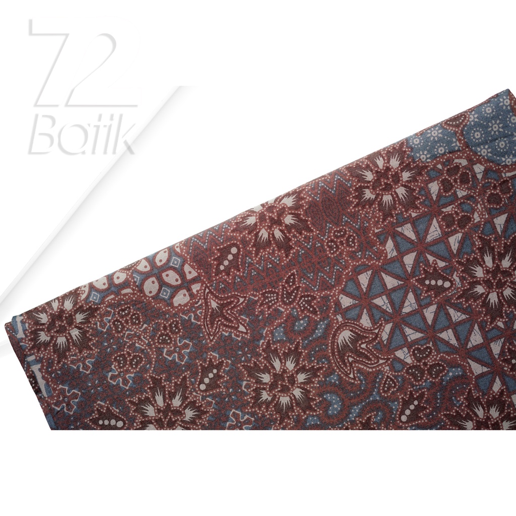 KAIN BATIK PREMIUM Bahan Katun Motif Sekar Jagad Warna Abu Grey Gray 721763 Cap 72 Jarik Jarit Samping Kebat Panjang Batik Katun Modern Premium Bahan Seragam Batik Pernikahan Kantor Keluarga Murah Kamen Jadi Batik Bali Lembaran