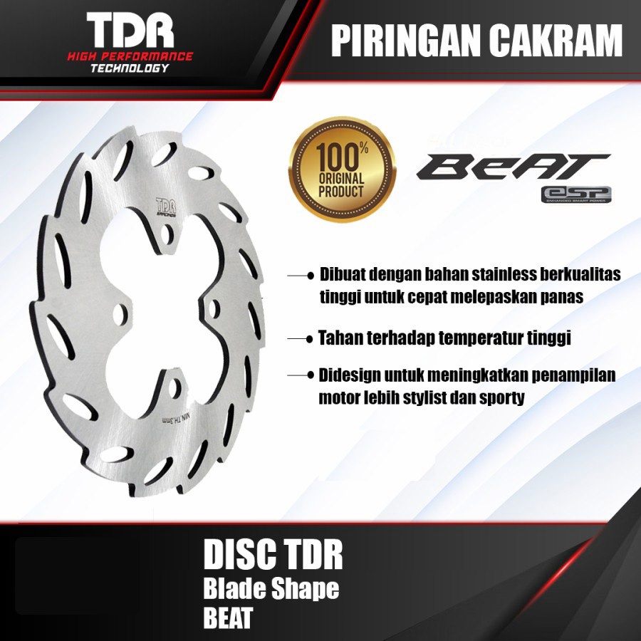 TDR PIRINGAN CAKRAM BEAT BLADE SHAPE