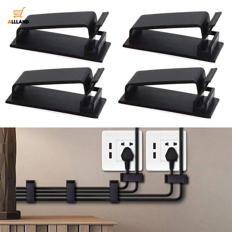 Gesper Pengikat Kabel Portable Multifungsi Dengan Perekat 3m