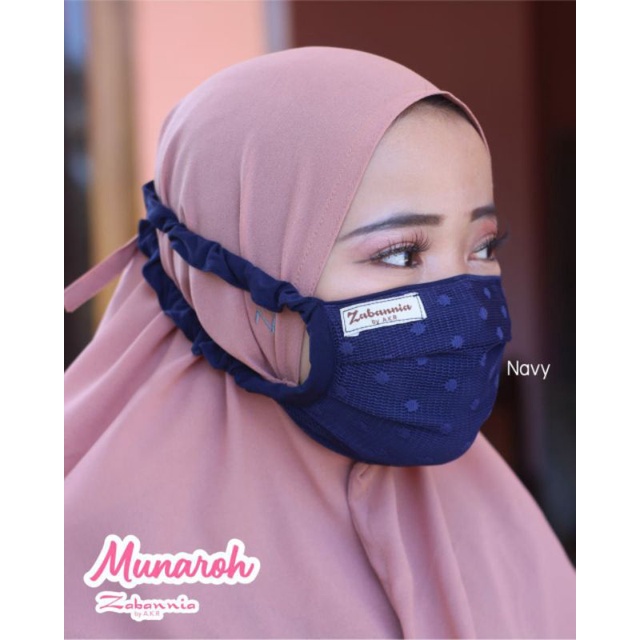 Masker Munaroh Non Medis - Masker Tule - Masker Pesta - Zabannia (Ready Stock)