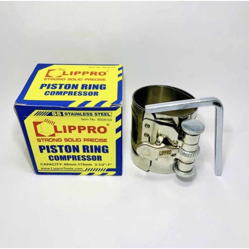 Lippro Piston Ring Compressor 4” - Alat Buka Press Piston Ring 4 Inch