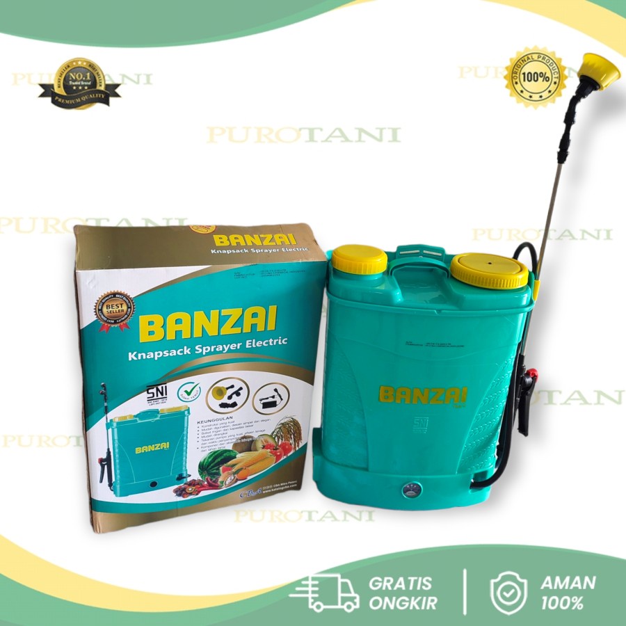 Sprayer Electric Banzai 16L Tangki Semprot Knapscak