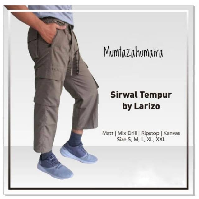 CELANA SIRWAL TEMPUR LARiZO size S M L XL XXL