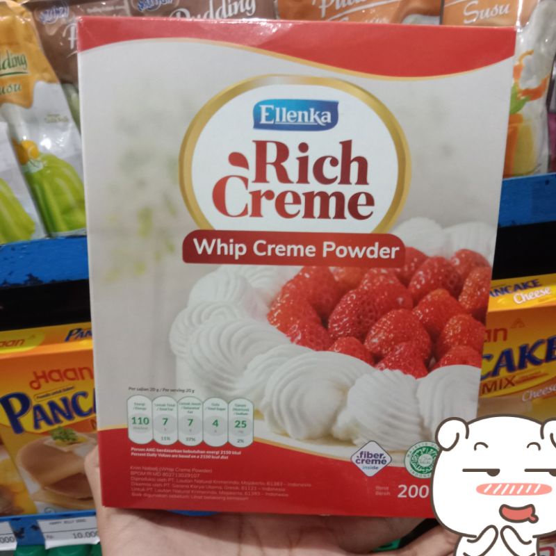 

Yummer l Tepung Elenka Rich Creme whip creme powder