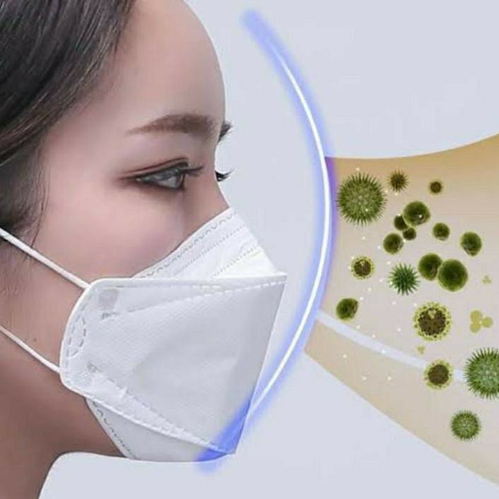 MIINII MS-06 Masker Korea 4PLY 1Pack Isi 10PCS KF94 Mask Masker Evo