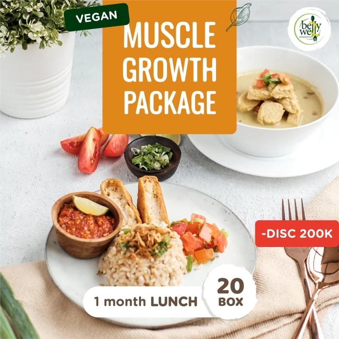 

Bellywell Vegan Muscle Growth Monthly Lunch