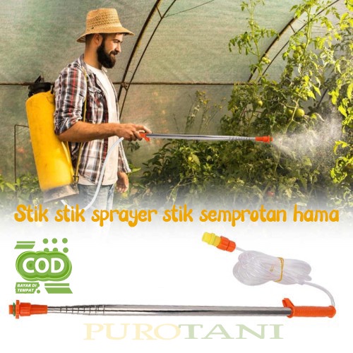 Stik sprayer panjang 3.5 M -2.5M Teleskopik pipa sprayer pertanian semprot hama