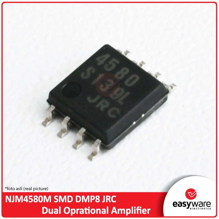 NJM4580M SMD DMP8 JRC Dual Oprational Amplifier - NJM4580 JRC4580