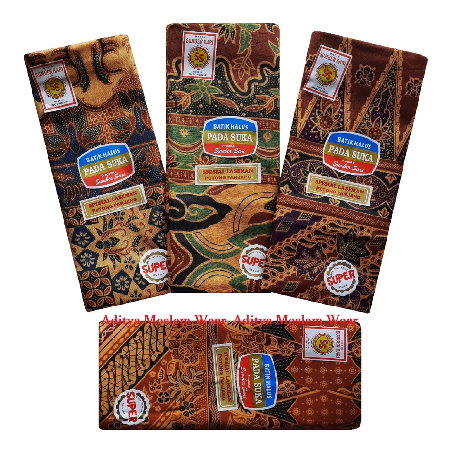 PAKET 4 PCS KAIN SARUNG WANITA JARIK MELAHIRKAN SARUNG BATIK PADASUKA