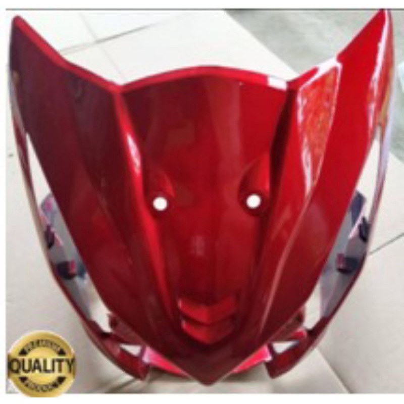 panel dasi bodi kap cover tameng depan honda beat fi warna merah tahun 2013-2014-2015-2016