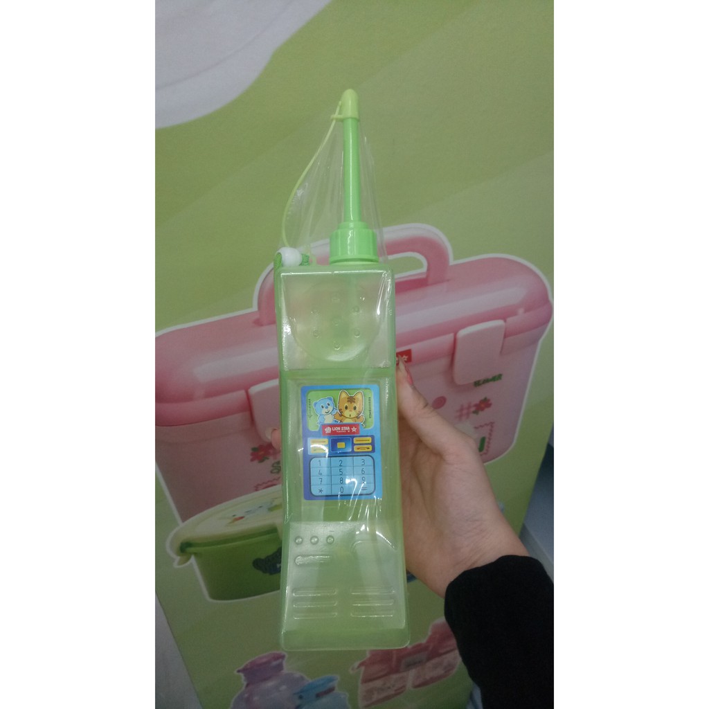 Lion Star NF-1 NF-2 Telephone Bottle 350 ml 500 ml Botol Minum Unik Bentuk Telepon Handphone HP-5