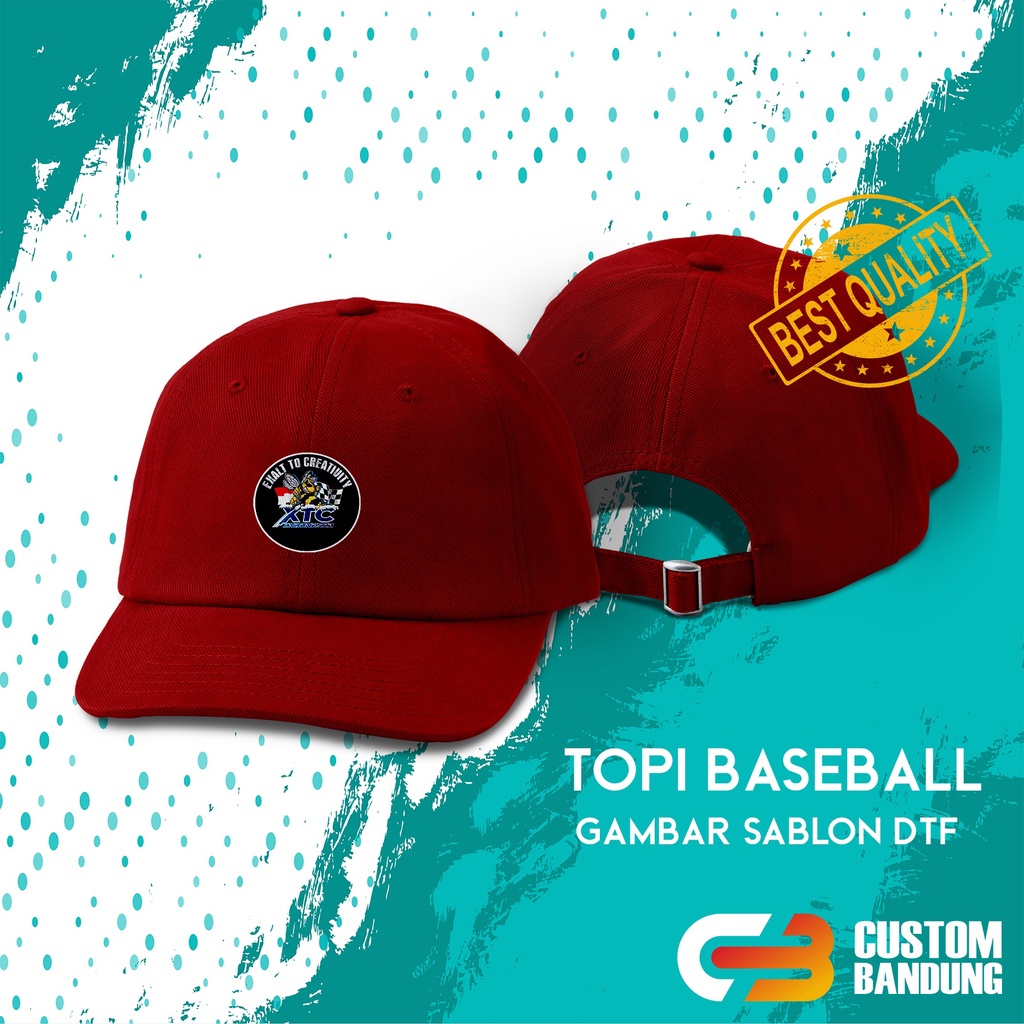 Topi Baseball XTC Pria Wanita Bisa COD Original High Premium Quality