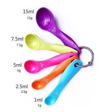 [ABJ] Sendok Takar 5 in 1/ Measuring Spoon 1 SET isi 5 sendok berbeda beda