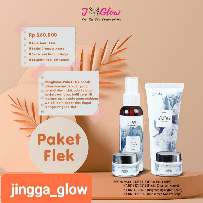 JglowPaketFlek/JglowFlek/Creampemutih/creampenghilangnodahitam/creamJglow/skincareJglow/skincarebpom
