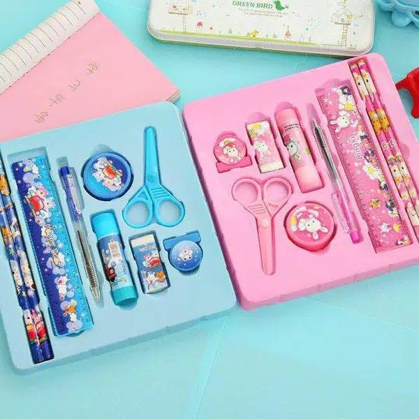 Kids Stationery Set ALAT TULIS Set Anak Karakter 9 in 1 - MKM