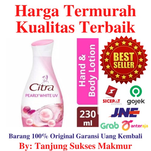 Citra Pearly Glow Uv Korean Pearl &amp; Mulberry Hand Body Lotion 210ml