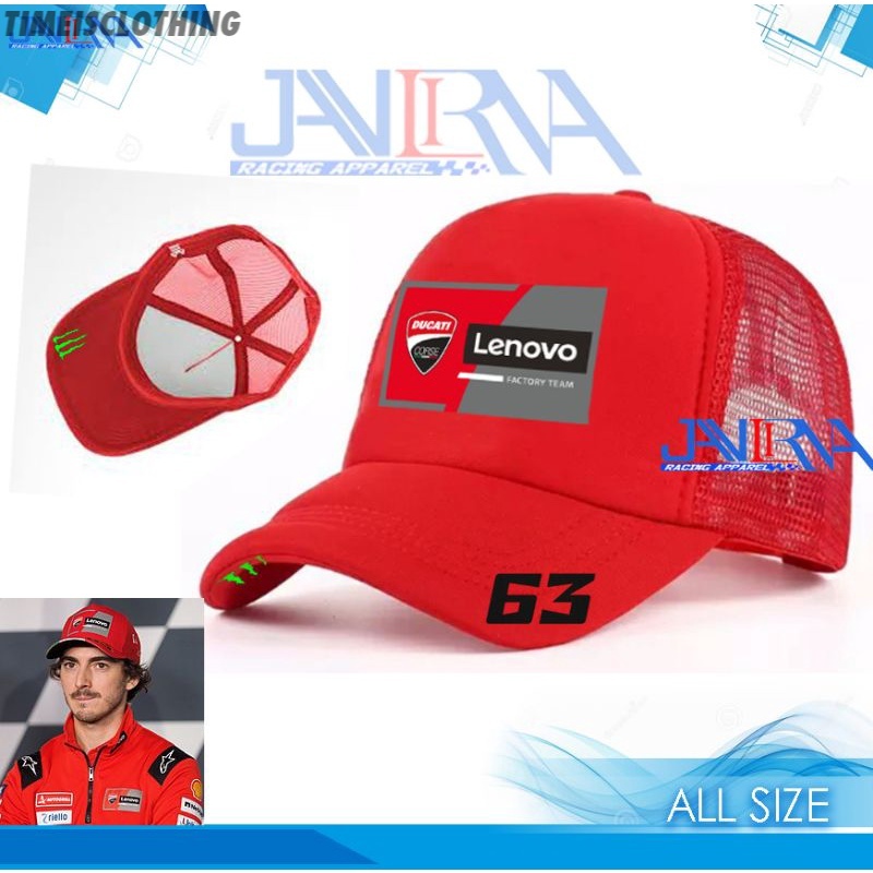 Topi Trucker Ducati Lenovo factory Racing motogp TIC
