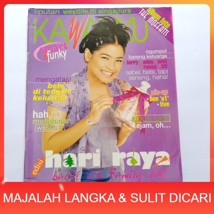 Majalah KAWANKU No.25 Des 2000 Cover TITI KAMAL Langka