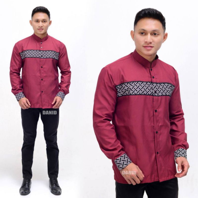 Baju Muslim Pria Terlaris/Baju Koko Terbaru Size M, L, XL ( ORIGINAL )