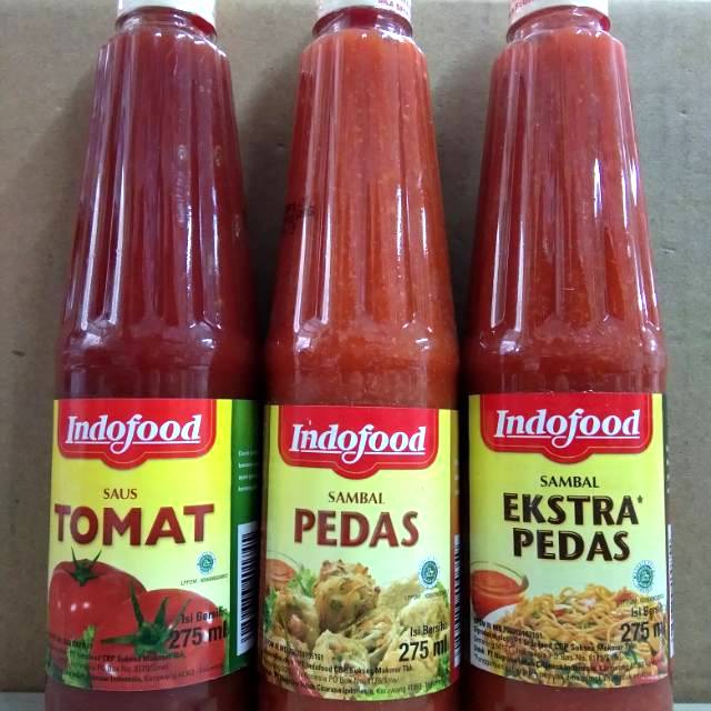 Indofood ANEKA SAUS SAMBAL 135ml BOTOL All Varian MURAH