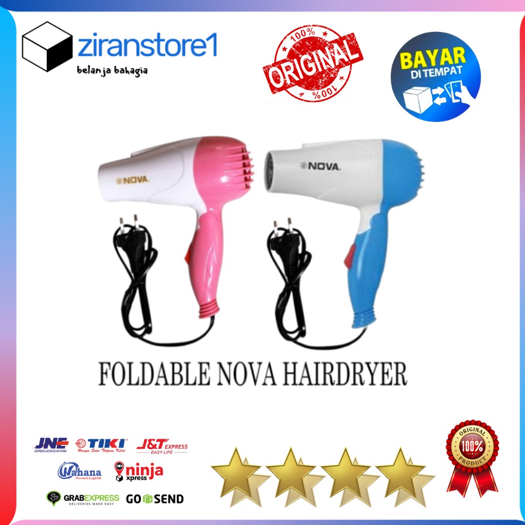 Hairdyer Alat pengering rambut profesional Nova N-658&amp;hair dryer&amp;pengering&amp;rambut