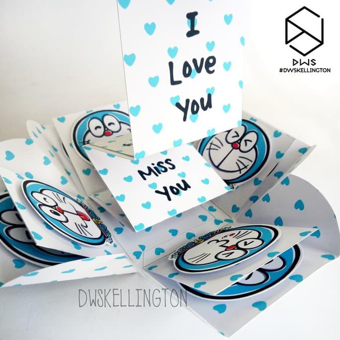 

Sale Doraemon Doodle Pop Up Explosion Box Hadiah Ulang Tahun Ori