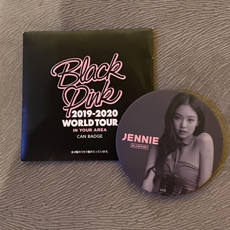 BLACKPINK Japan In Your Area World Tour Can Badge Jennie Japan Official Merchandise
