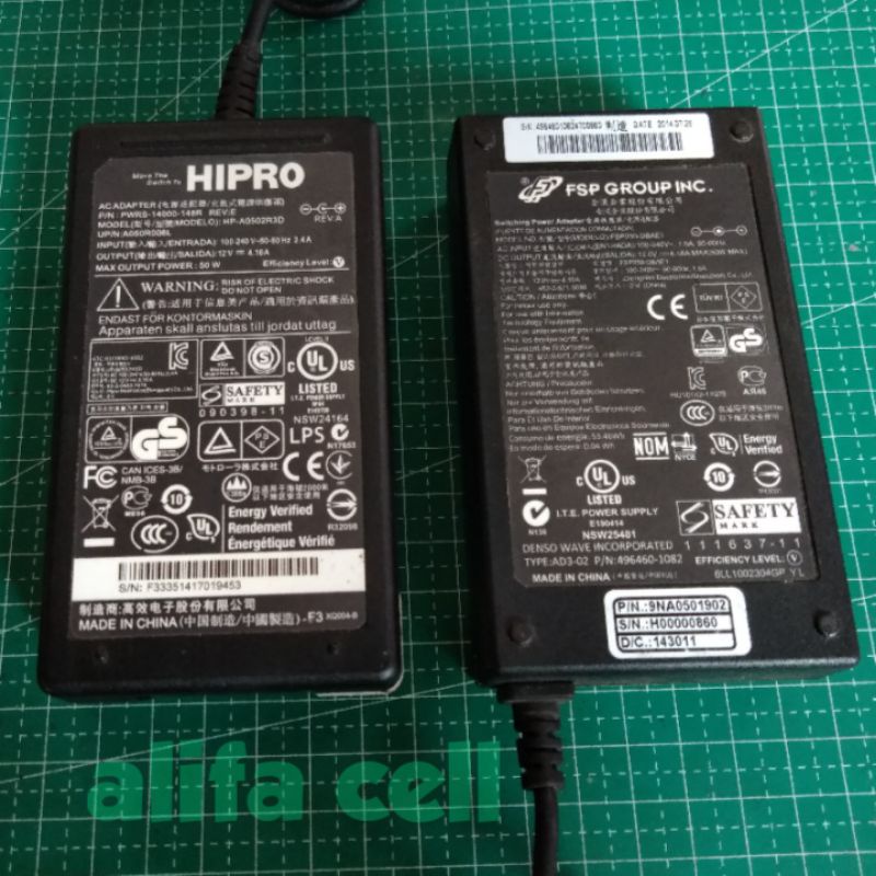 adaptor built up HP HIPRO FSP 12V 4.16A power supply built up 12v 5A original switching 12v 4.16A built up