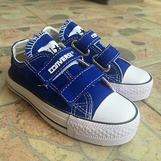 converse low kids tali/ sepatu sekolah anak/santai