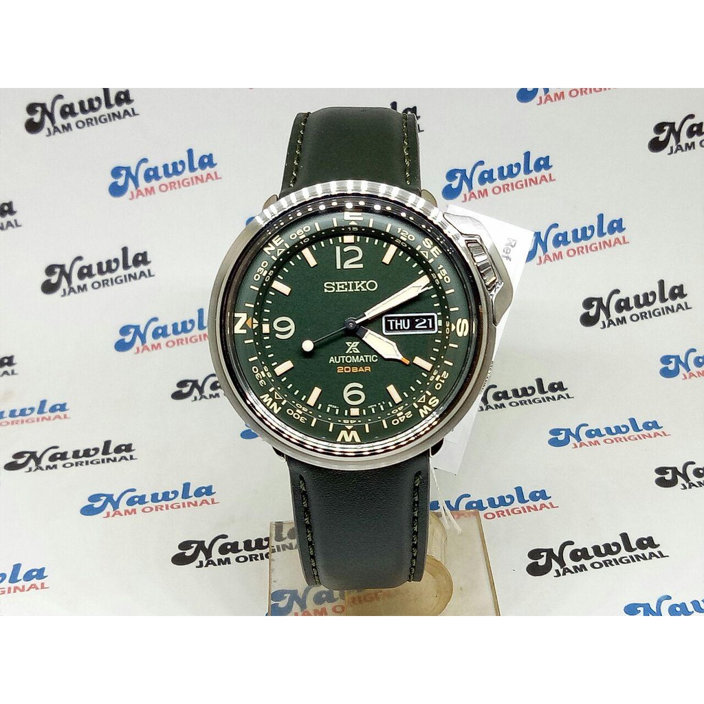 Seiko Prospex SRPD33K1 Compass Green Dial - Jam Tangan Pria SRPD33