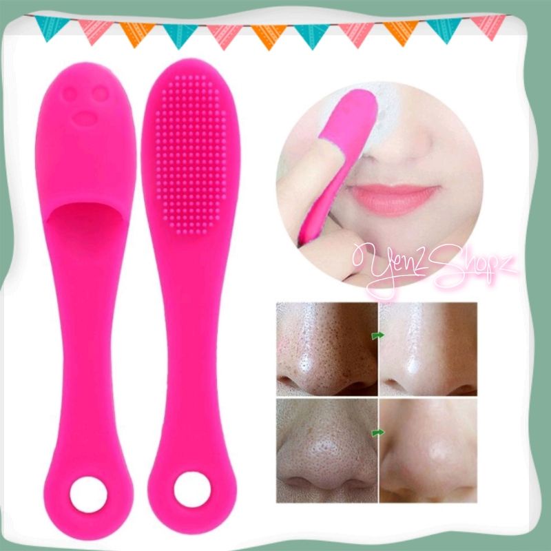 SILIKON PEMBERSIH KOMEDO SIKAT JARI BLACKHEAD REMOVER