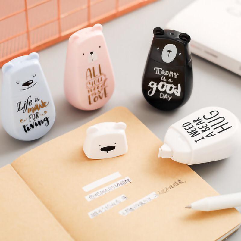 

ATK.TOP Correction Tape Bentuk Bear Lucu 6M