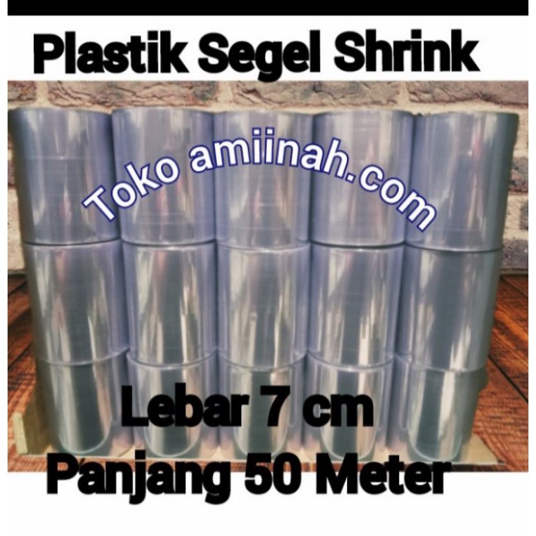 

Plastik Shrink 7Cmx 50m-Plastik Segel Menciut Wrapping Produk