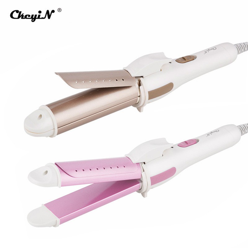 

CkeyiN Catok Lurus/Keriting 200°C untuk Menata Rambut Wanita