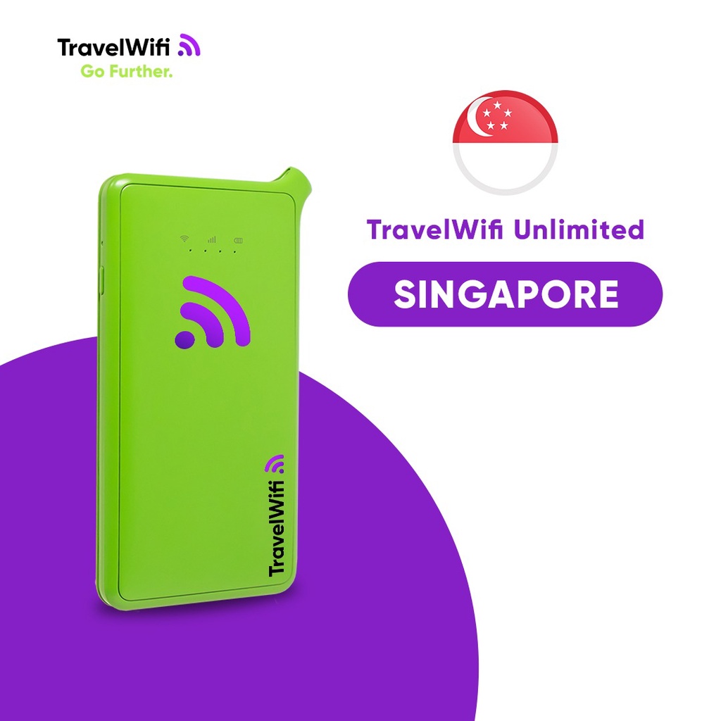 TravelWifi Singapore Unlimited: Portable Mobile Hotspot | Pocket Wifi | Travel Wifi | Mobile Wifi (M