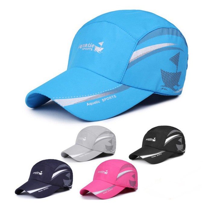 Topi Baseball Caps Unisex Sport Outdoor Topi AQUATIC