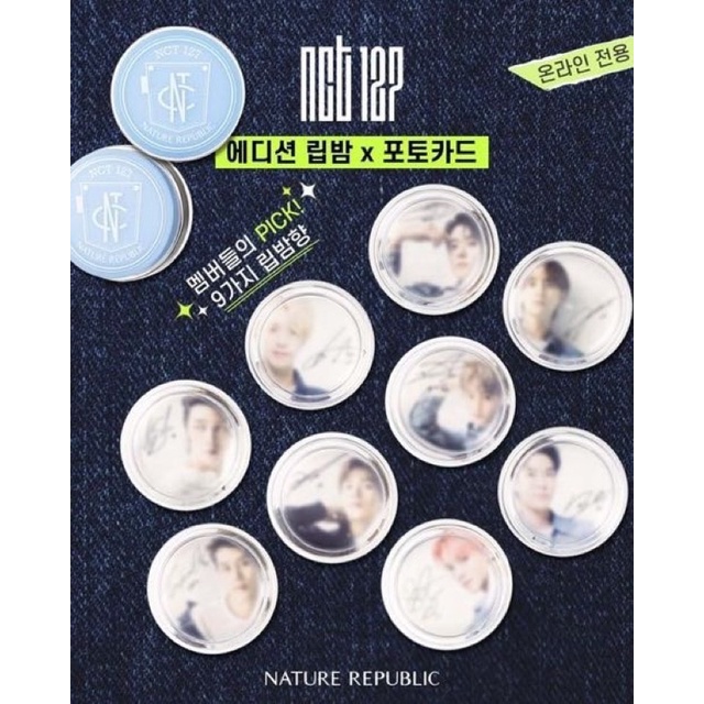 Nature Republic Tinted Lip Balm NCT 127 x LipBalm Limited Stock