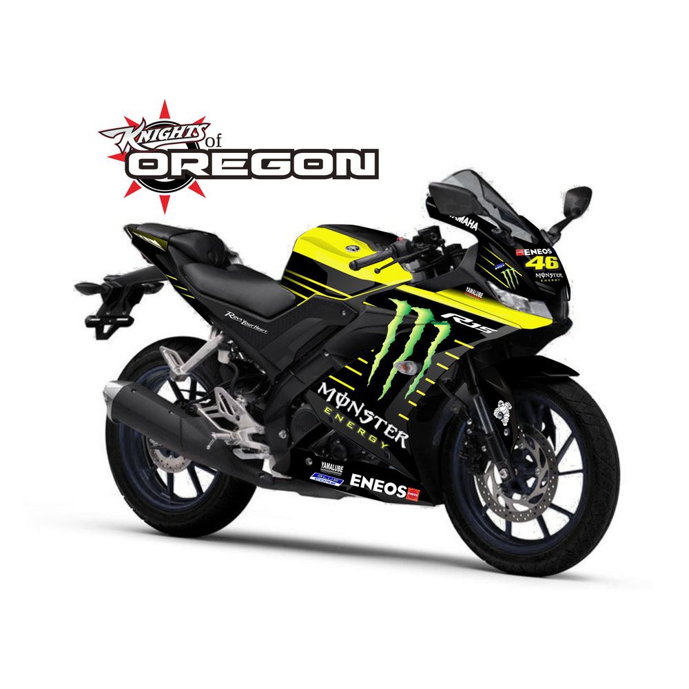 Decal Stiker Striping All New R15 V3 Monster Energy 2019 Grosir