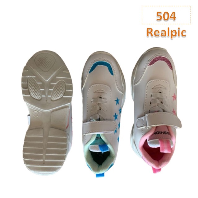 Sepatu Sneaker Anak Six Stars Cewek Cowok Biru Pink (504)