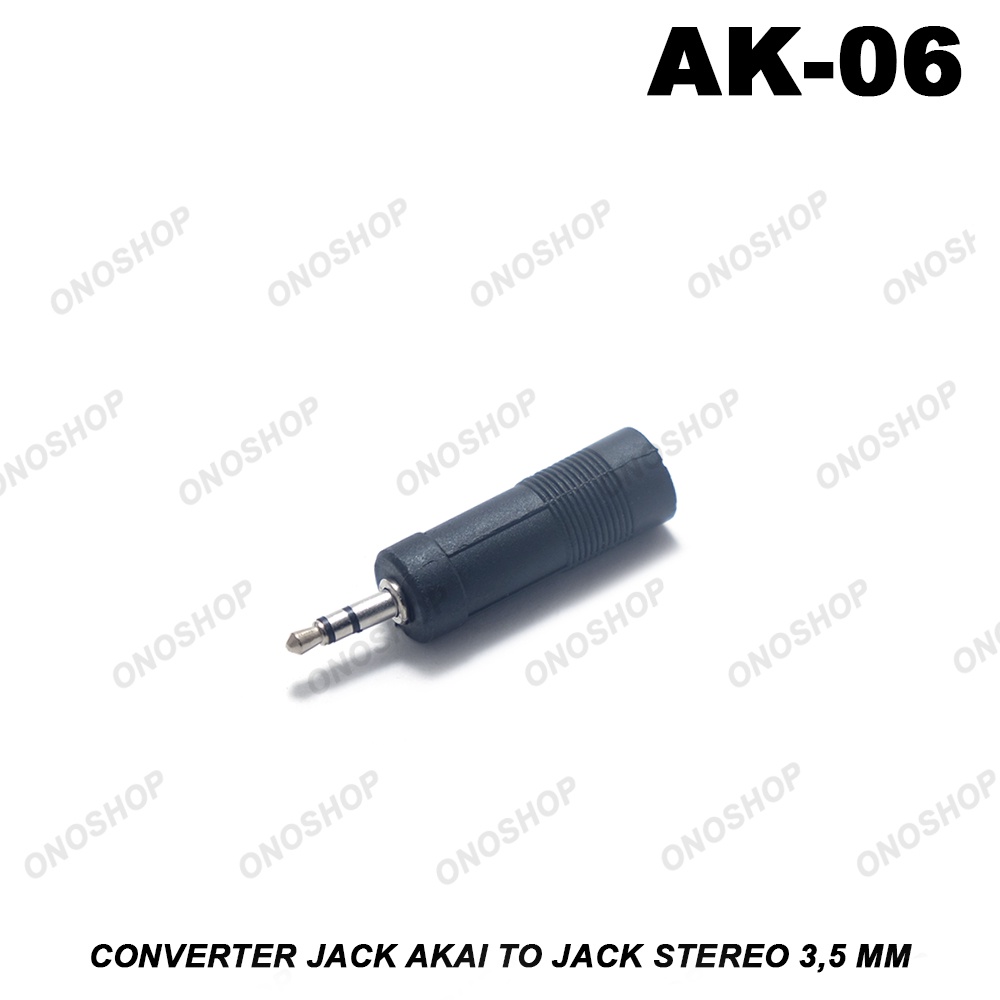 Converter Jack Akai  To Jack Mini Stereo 3,5 mm