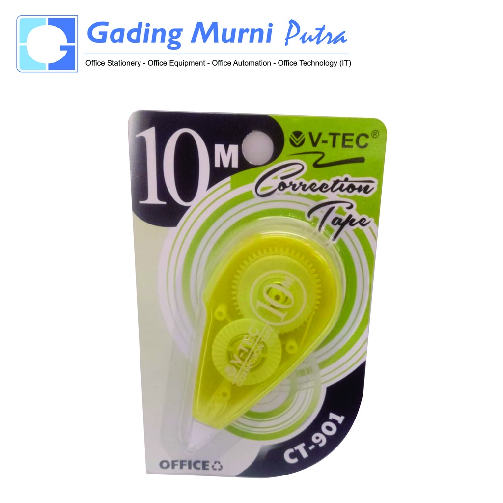 

Tipe X Kertas V-TEC CT-901 Correction Tape Stipo