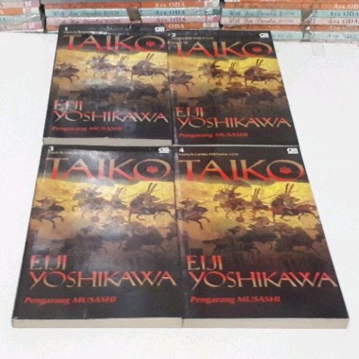 novel  TAIKO  Eiji Yoshikawa  satuan