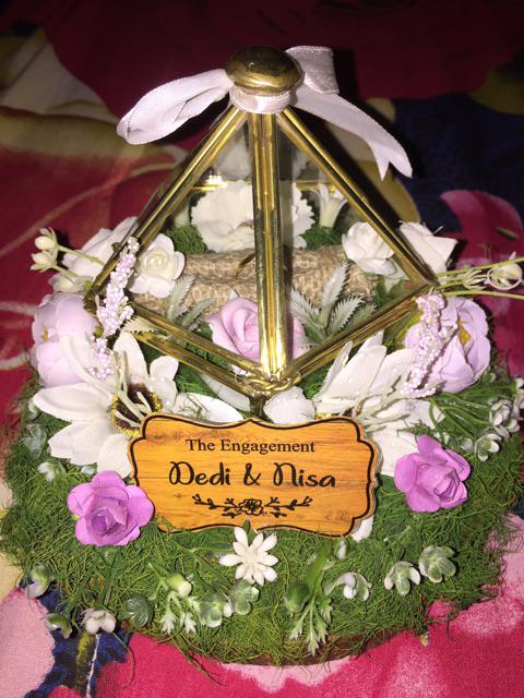 Tempat Cincin /terarrium Ringbox /ringbearer/ Tempat Maskawin/tempat Cincin Rustic /terarrium Rustic
