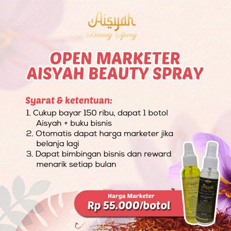 Paket Marketer Aisyah Beauty Spray