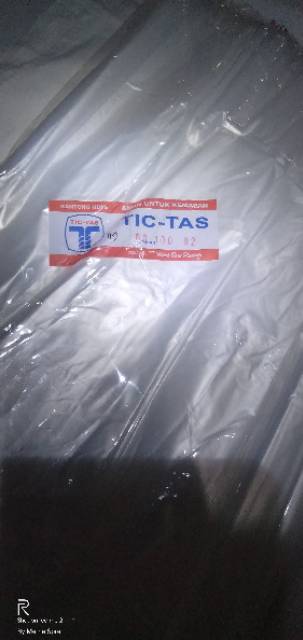 60x100cm Plastik Vaccum Bedcover | Plastic Tic Tas HDPE | Plastik Loundry | Plastik Buram Kuat