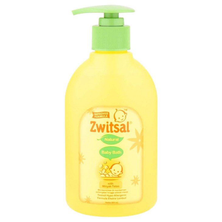 Zwitsal Natural Baby Bath minyak telon 300ml